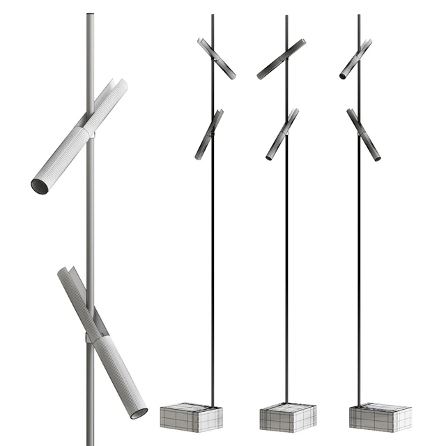 Esprit double floor lamp by Kreon — Скачать