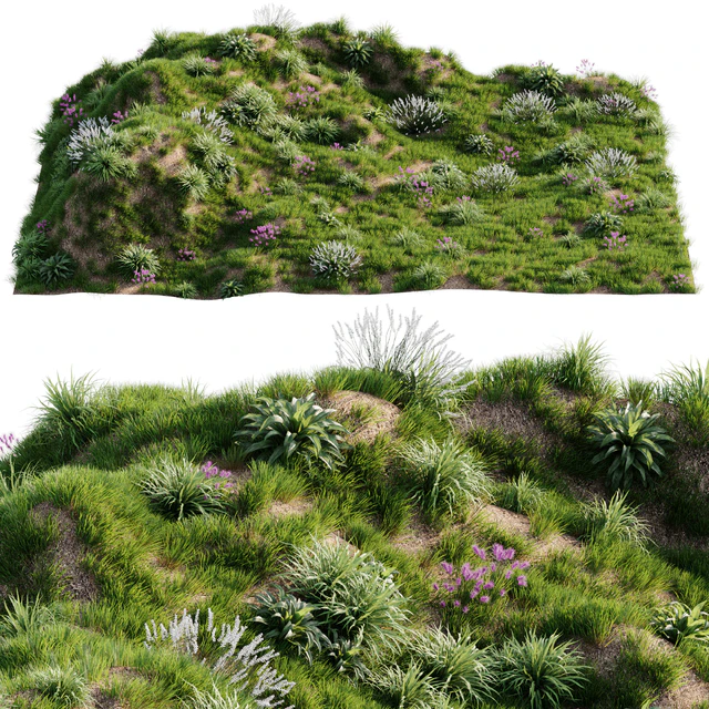 Grass on the slope — Скачать