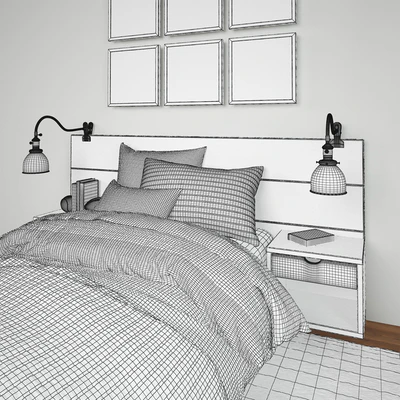 CALLUM FLOATING NIGHTSTAND PLATFORM BED, Restoration Hardware — Вид 3