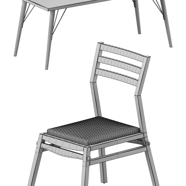 Loft dining set 1 — Скачать