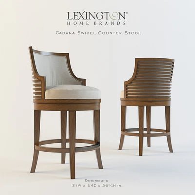 Lexington Cabana Swivel Counter Stool — Вид 1