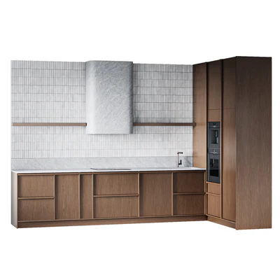 Modern kitchen with ceramic tiles — Ver 1