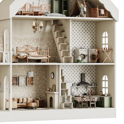 Dollhouse with toys — Ver 6