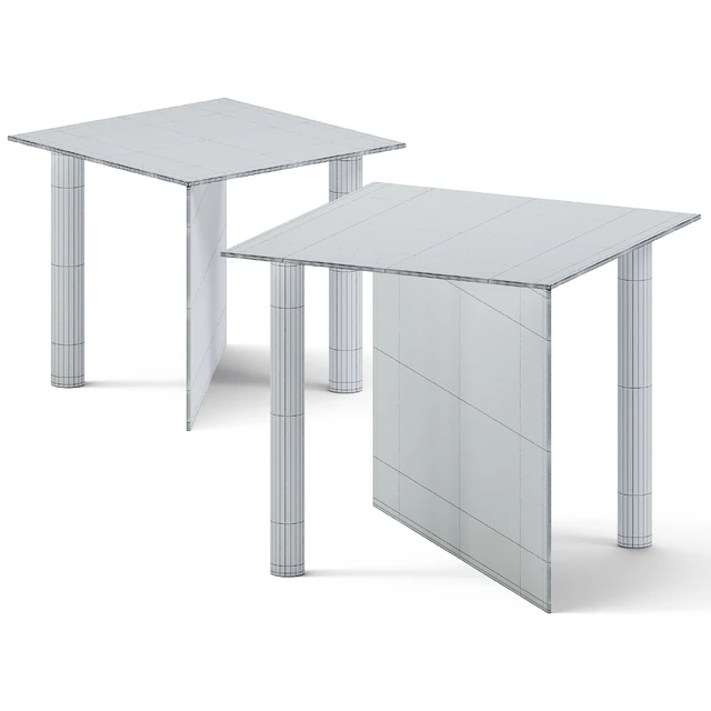 Coffee Tables Square Piatto by Fucina — Скачать