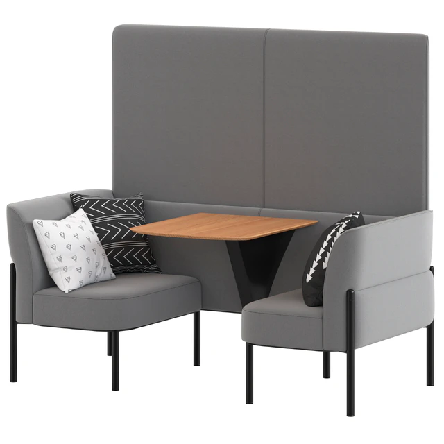 Herman Miller Hue Lounge Furniture low with wall — Descargar