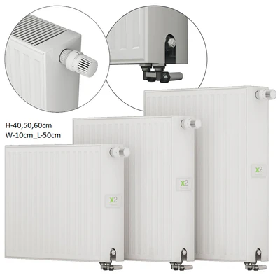 Steel panel radiators Kermi therm-x2 Profil L-50 — Ver 1