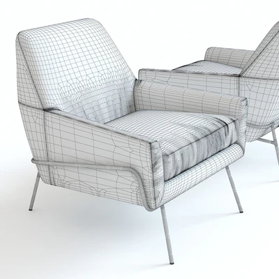 West Elm Lucas Wire Base Chair — Вид 3