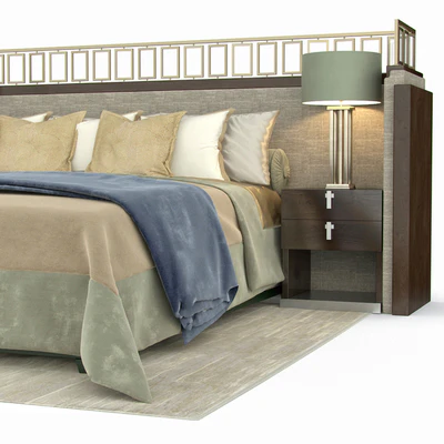 A bed in a modern style / Bed — Ver 3