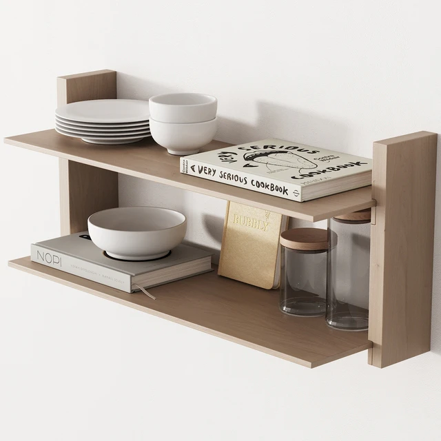 162 kitchen decor set accessories 05 dishes and books 01 — Скачать