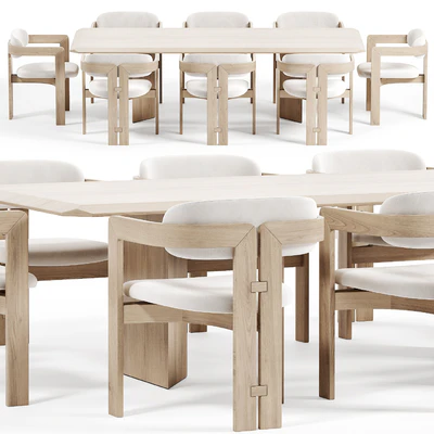 Dolm Plus Table, 0414 Gallottiradice Chair — Вид 6
