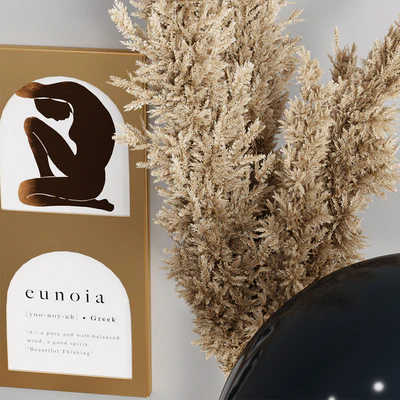 Decorative Set Zara Home with Dry Plants — Ver 4