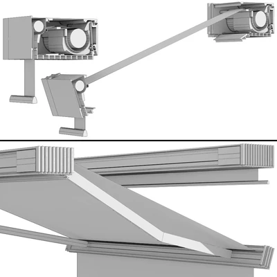 Sliding outdoor awning sun canopy — Ver 7