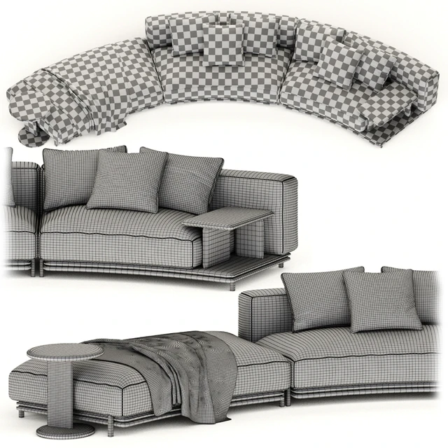 Brera sofa by Poliform — Descargar