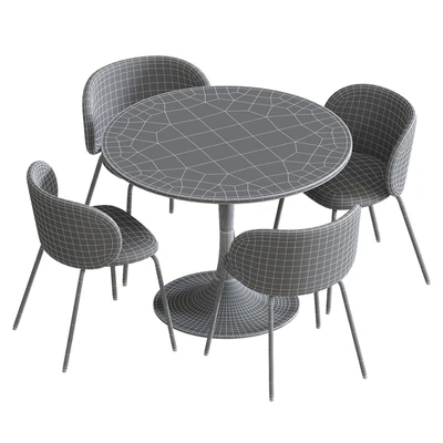 IKEA DOCKSTA KRYLBO table and chairs — Ver 3