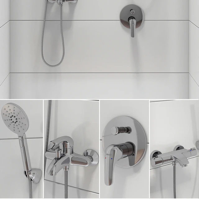 Bath and shower faucets Ravak set 07 — Descargar