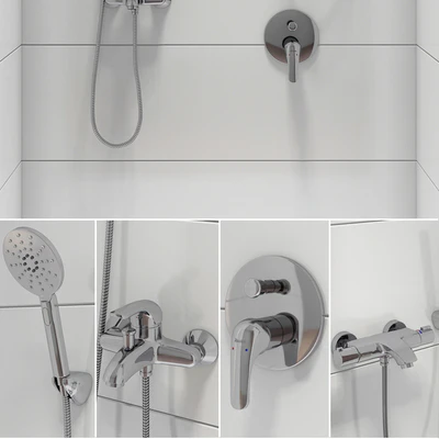 Bath and shower faucets Ravak set 07 — Ver 3