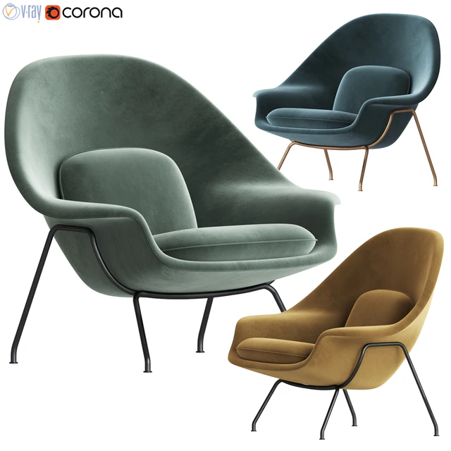 Knoll saarinen womb chair — Descargar