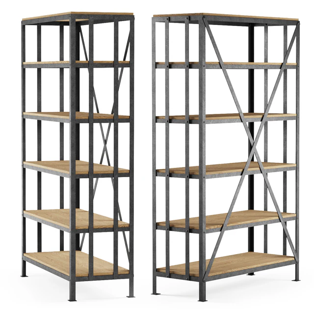 Metal rack middle / Стеллаж металлический средний — Скачать
