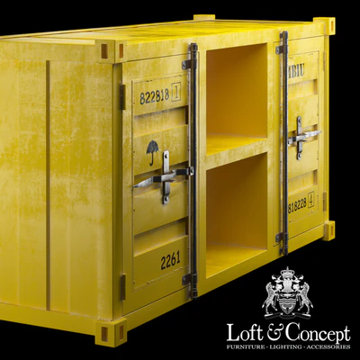 TV tables LOFT TV CONTAINER (4 COLORS) — Ver 3