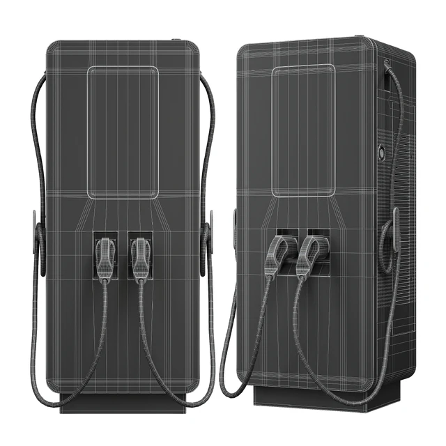 Teison commercial EVSE DC ev charger fast charging station — Скачать