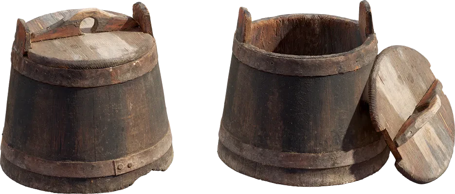 old wooden bucket 001 — Descargar