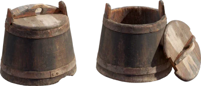 old wooden bucket 001 — Descargar