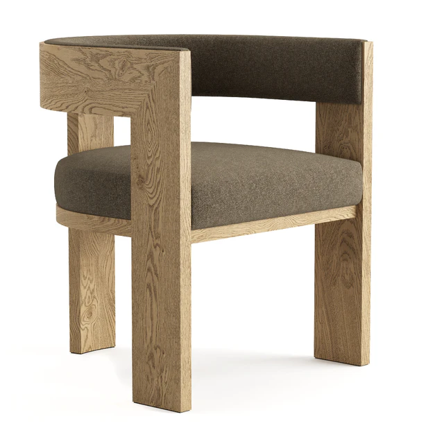 RH OAK TROPEZ ROUND DINING TABLE — Descargar