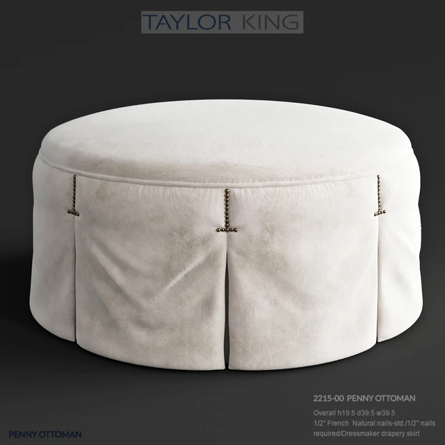 Taylor King Penny ottoman — Descargar