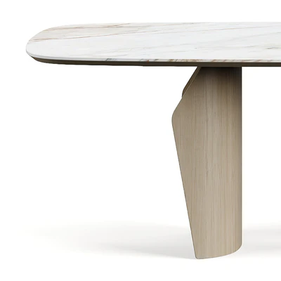 Bonaldo Flame Table Marble Top — Ver 7