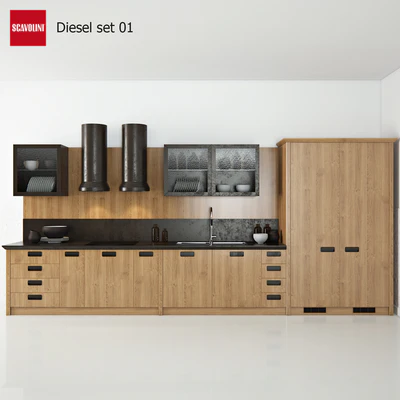 Кухня Scavolini Diesel set 01 — Вид 3