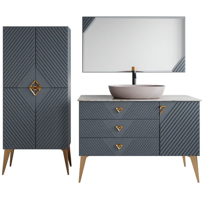 Bathroom furniture Tessoro Gala 80B/40 (колонка Gala 70) — Вид 1