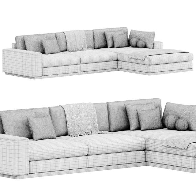 Sepia Corner Sofa — Скачать