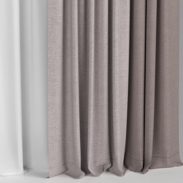 Curtains in two colors with tulle — Download