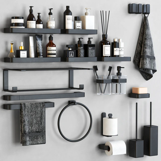 Outline bathroom accessories — Descargar