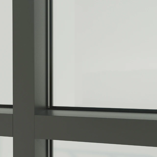 Panoramic glazing. Stained glass window — Descargar