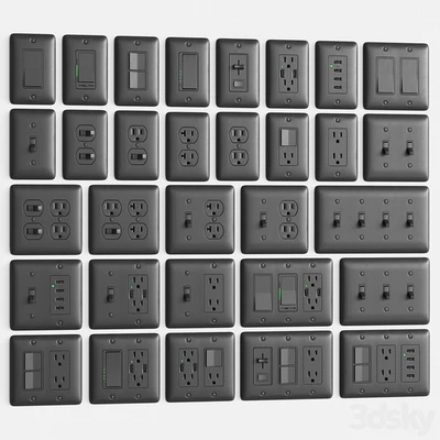 Franklin stamped round US plates — descargar