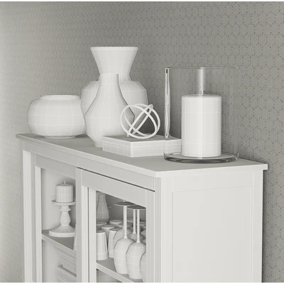 Шкаф-витрина Хэмнэс Ikea. — Вид 3