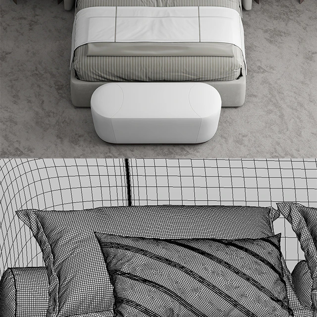 Кровать Fendi Casa Audrey Bed — Скачать