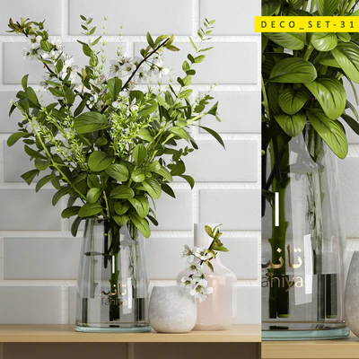 DECORATIVE FLOWER SET 31 — Ver 1