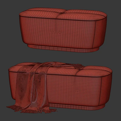 Minotti Jacques ottomans / Банкетка — Вид 5