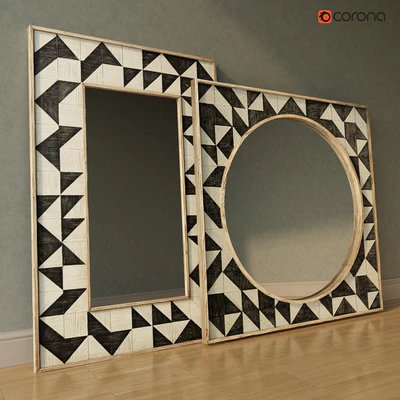 Brick Mosaic Mirrors by Anthropologie — Ver 1