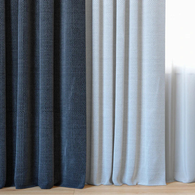 Curtains 91 | Curtains with Tulle | ROHI | Topia — Скачать