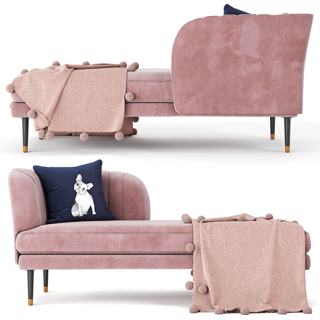 Kensington Chaise Rose Pink — Скачать