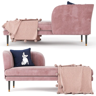 Kensington Chaise Rose Pink — Вид 1
