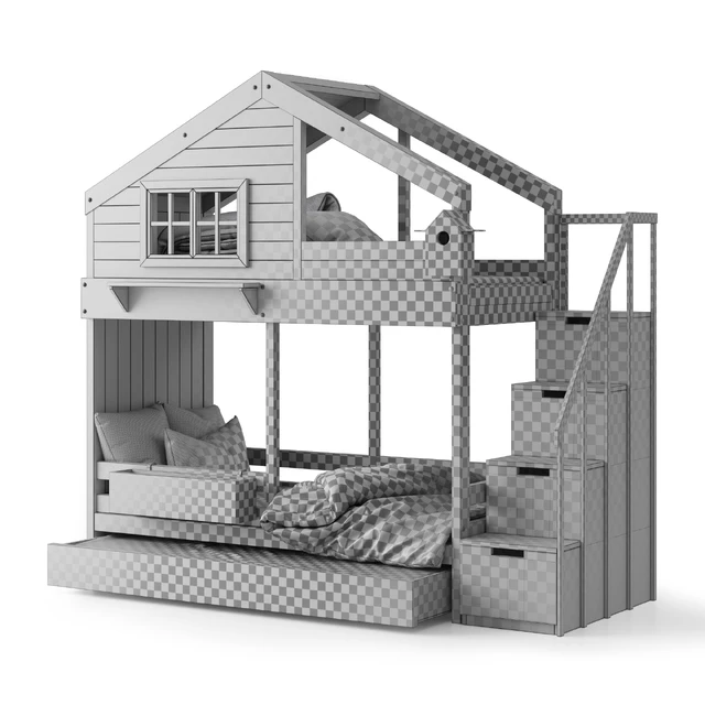 Bukwood bed-house "Cozy Nest" — Descargar