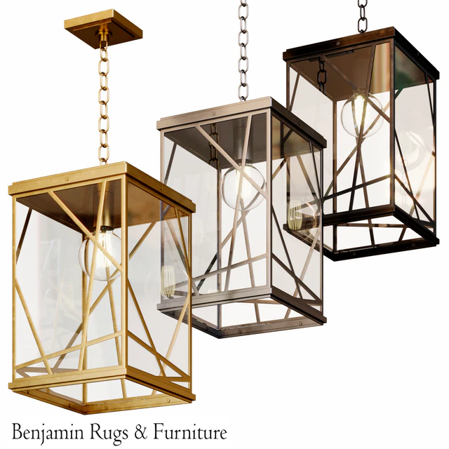 Robert Abbey Michael Berman Bond Clear Glass Pendant — Скачать
