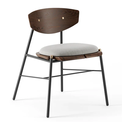 Kink dining chair by District Eight — Вид 1
