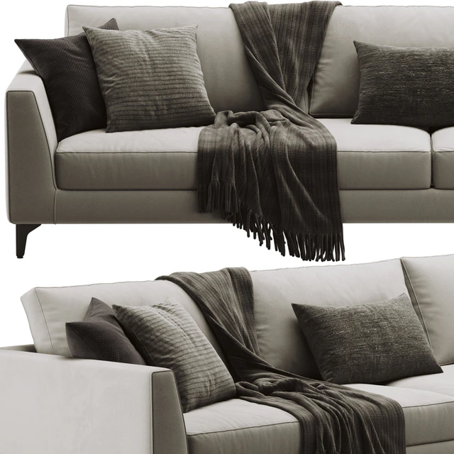 Meridiani Louis Up Sofa — Descargar