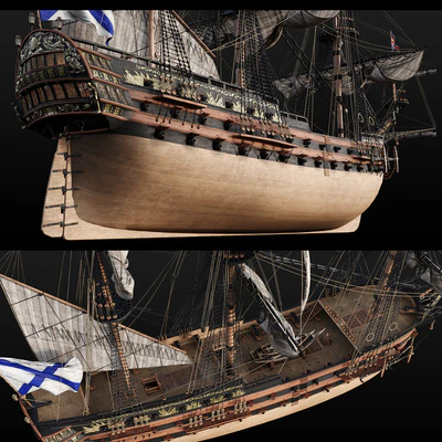 Flagship Peter 1 The Ingermanland 1715 — Вид 5