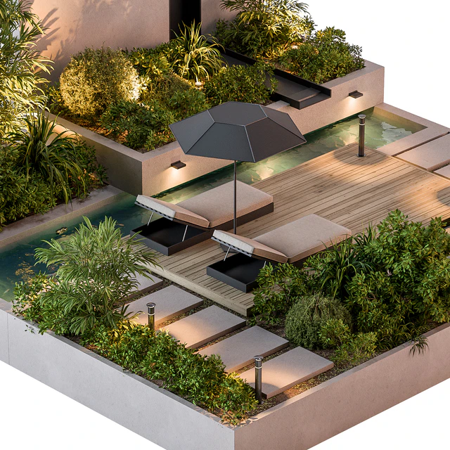 Landscape Furniture Backyard 70 — Скачать